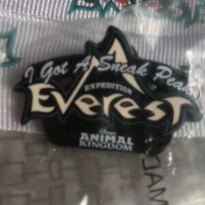 Disney Expedition Everest Pin and Lanyard Set Sneak Peak Combo 2006 Unopened